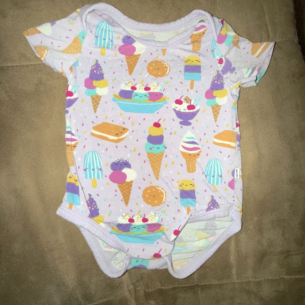 Little Sleepies Bodysuit 12-18 Months